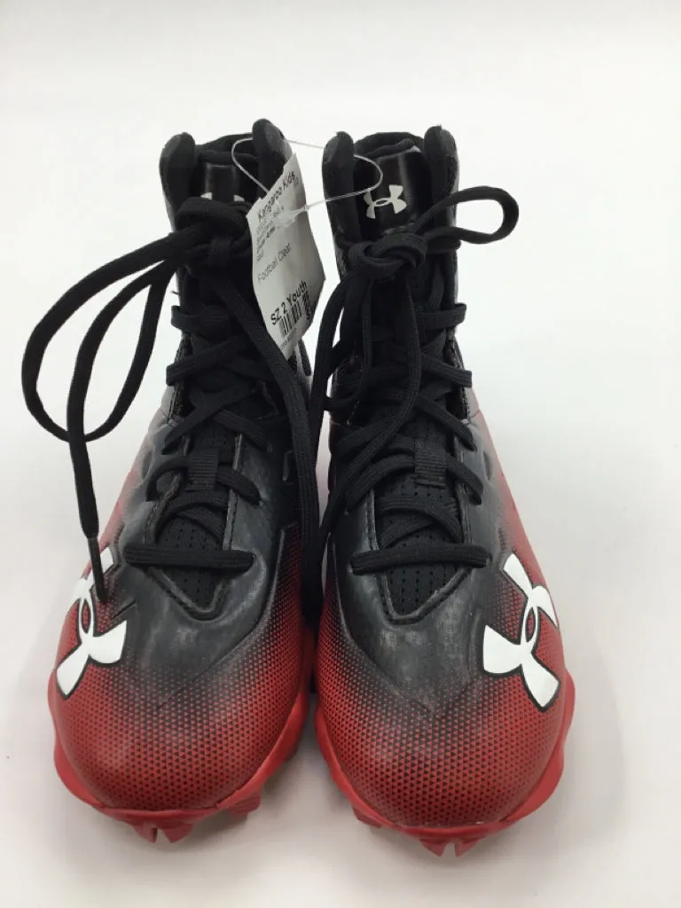 Under Armour Child Size 2 Youth Red Sport/Dance Shoes