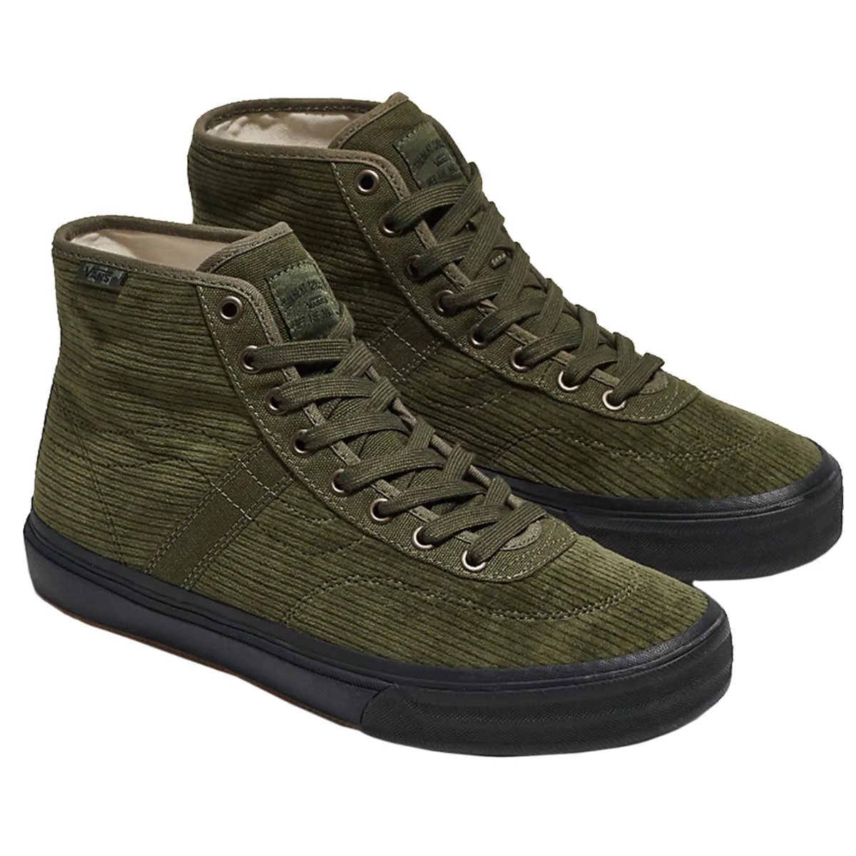 Vans Crockett High Pro Decon - Olive/Black Corduroy