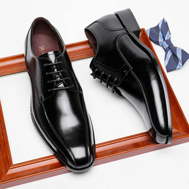 West Louis™ Business Men Leather Elegant Shoes