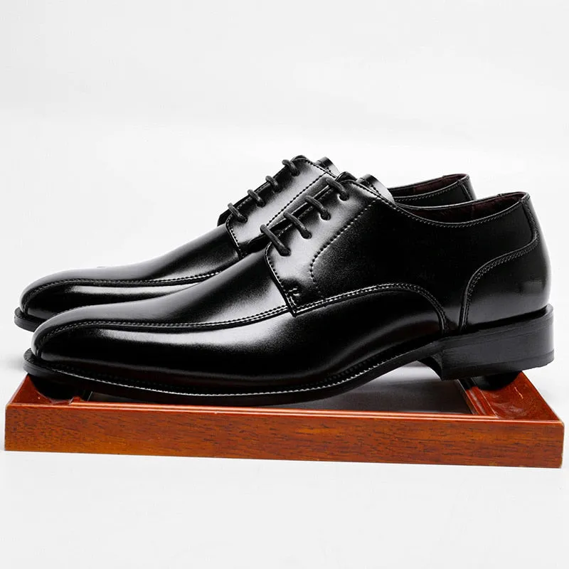 West Louis™ Business Men Leather Elegant Shoes