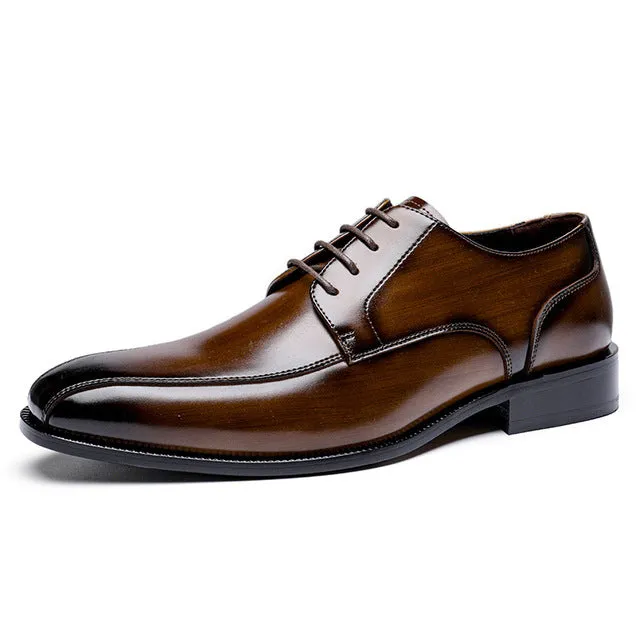 West Louis™ Business Men Leather Elegant Shoes