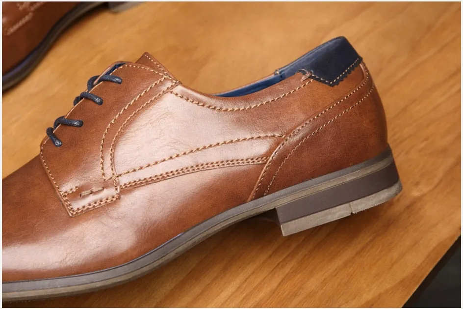 West Louis™ Luxury Leather Business-man Oxford Shoes