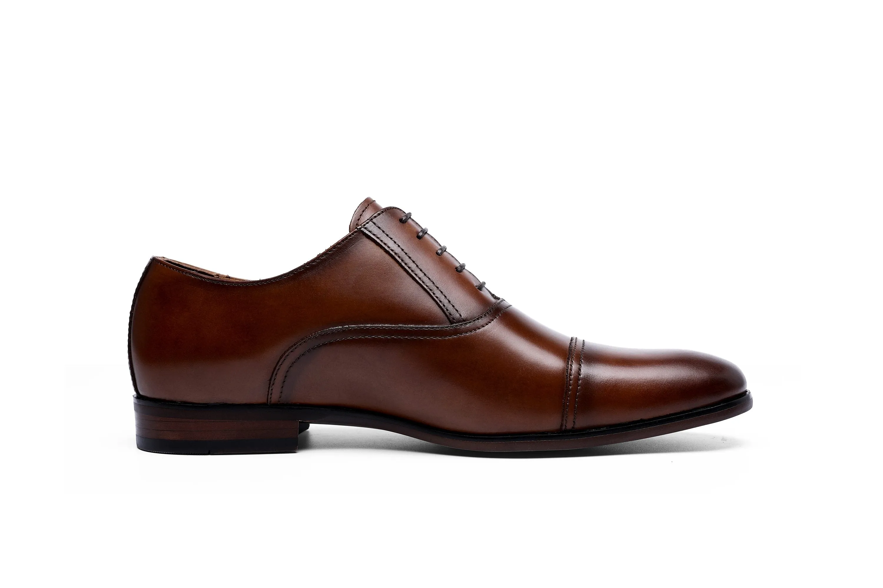 West Louis™ Retro Bullock Leather Oxford Shoes