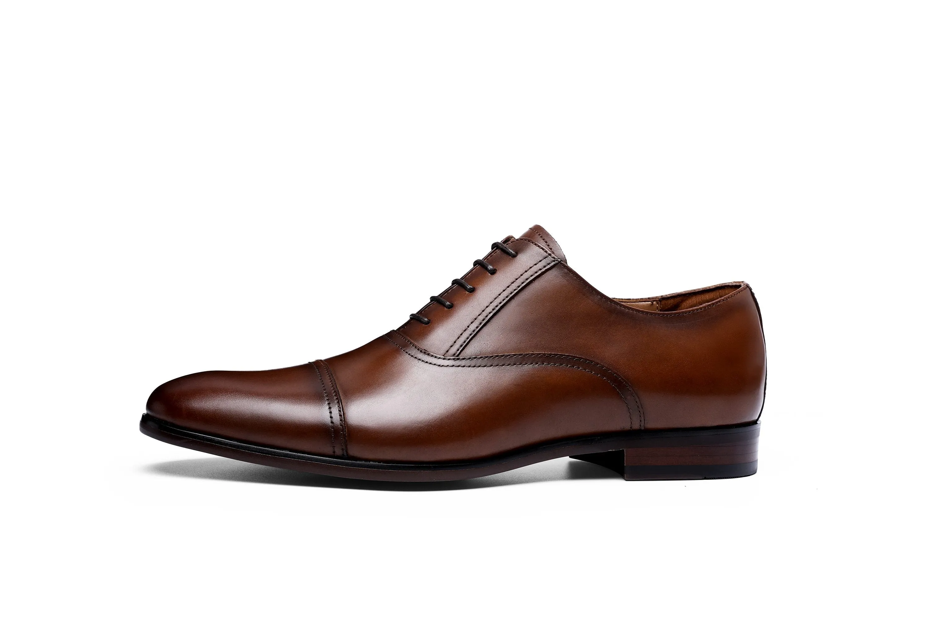 West Louis™ Retro Bullock Leather Oxford Shoes