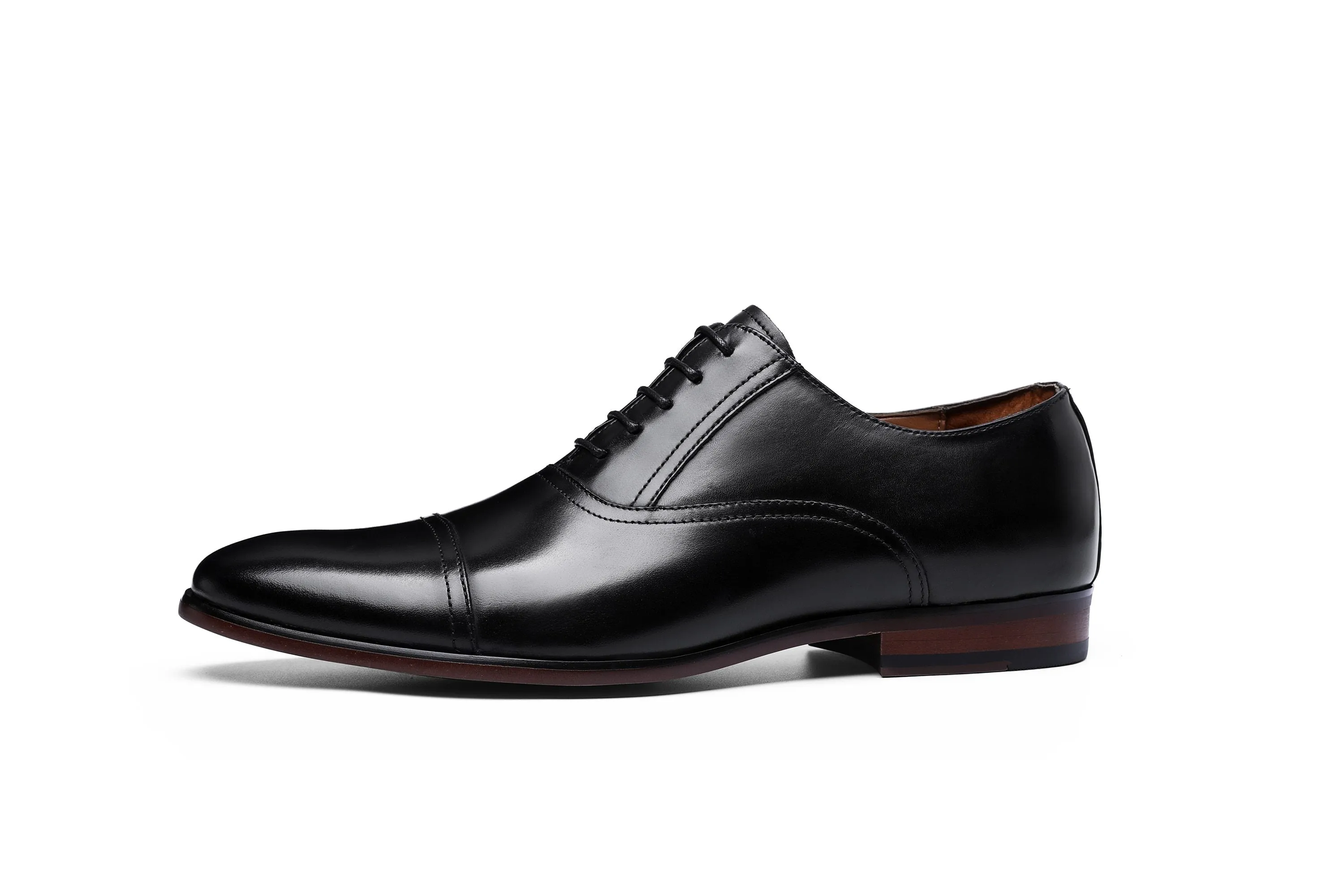 West Louis™ Retro Bullock Leather Oxford Shoes