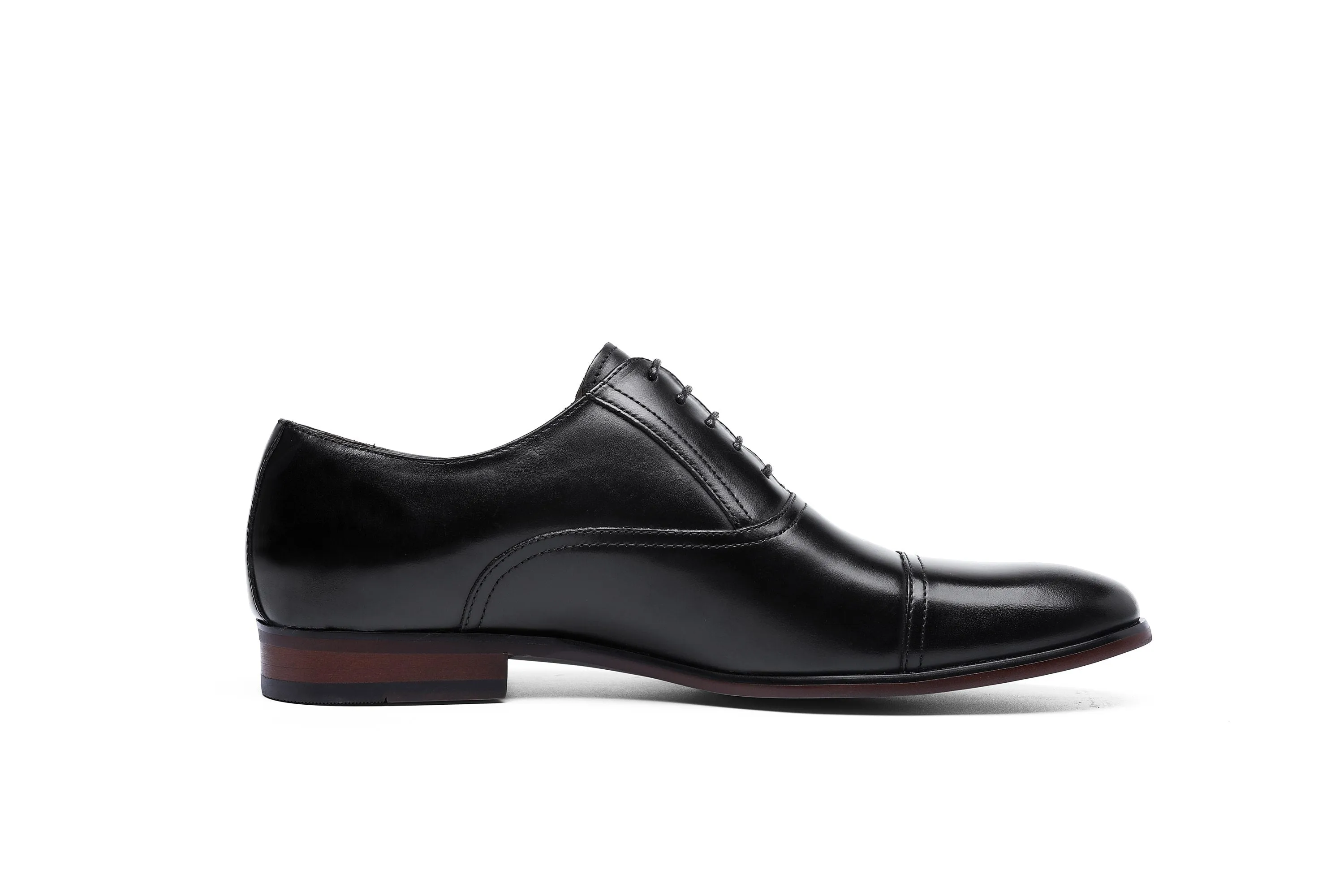 West Louis™ Retro Bullock Leather Oxford Shoes