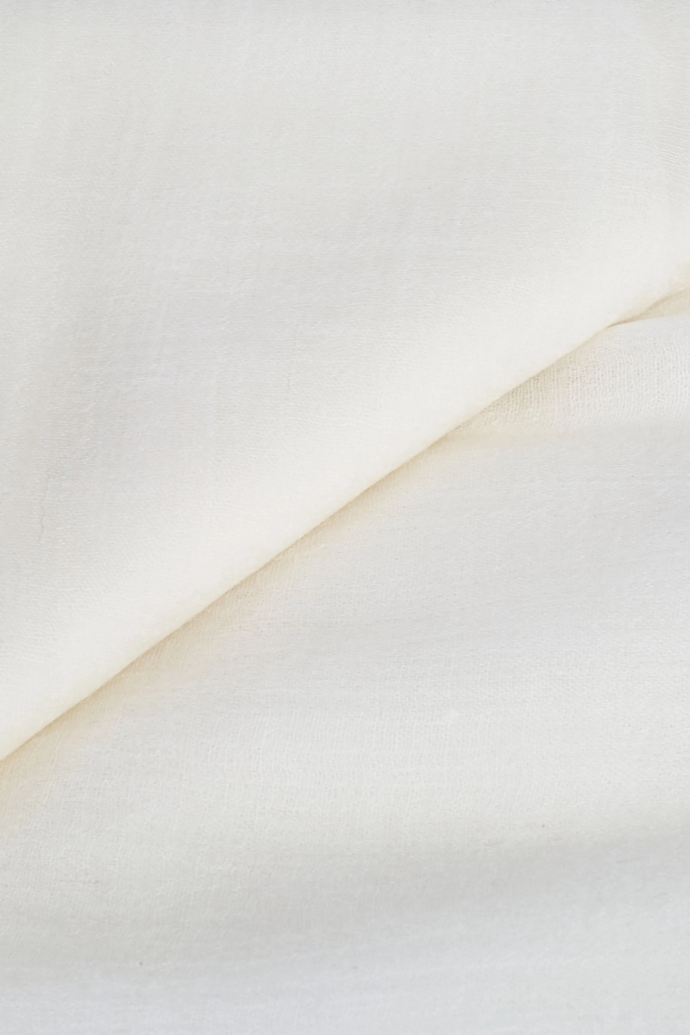 White Larissa Pure Cashmere Shawl 100x230 cm