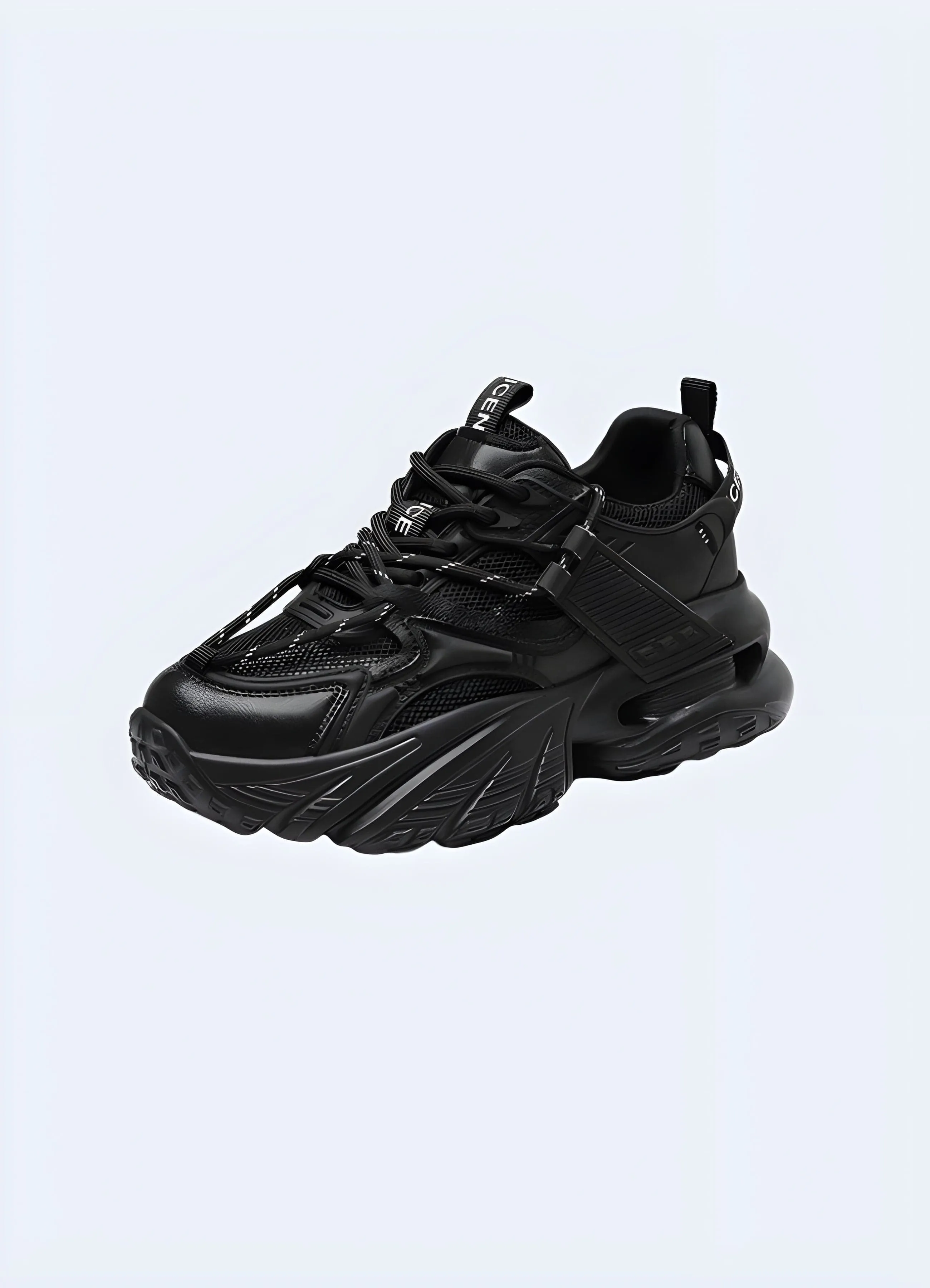 Women's Black Techwear Shoes