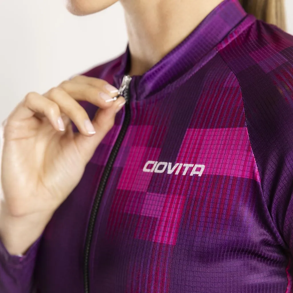 Women's Pixel Long Sleeve Sport Fit Jersey