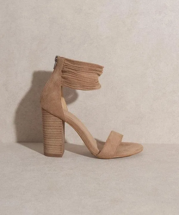 Womens Shoes Style No. Blair - Thick Ankle Strap Block Heel