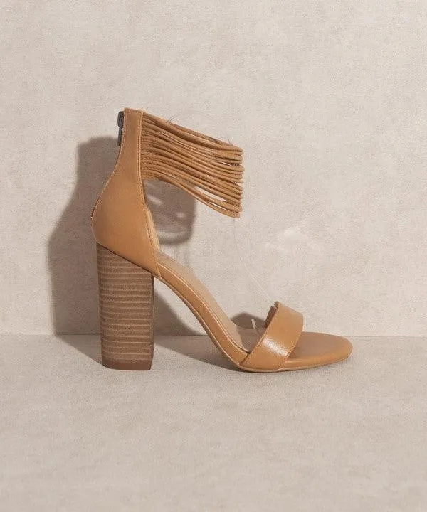 Womens Shoes Style No. Blair - Thick Ankle Strap Block Heel